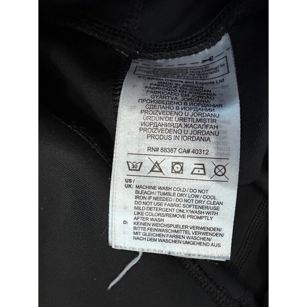 Adidas Leggings Womens Medium‎ Black 3-Stripe Climalite High Rise Active Tights - Picture 7 of 10